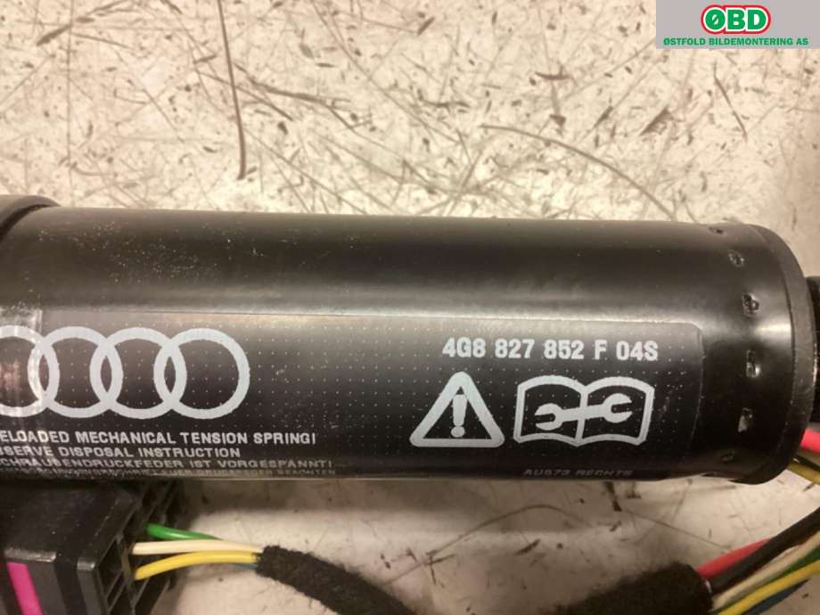 Baklukeåpner motor til Audi A7 2014-2018 (Type I, Fase 2)  (AUDI|4G8 827 852 F|)