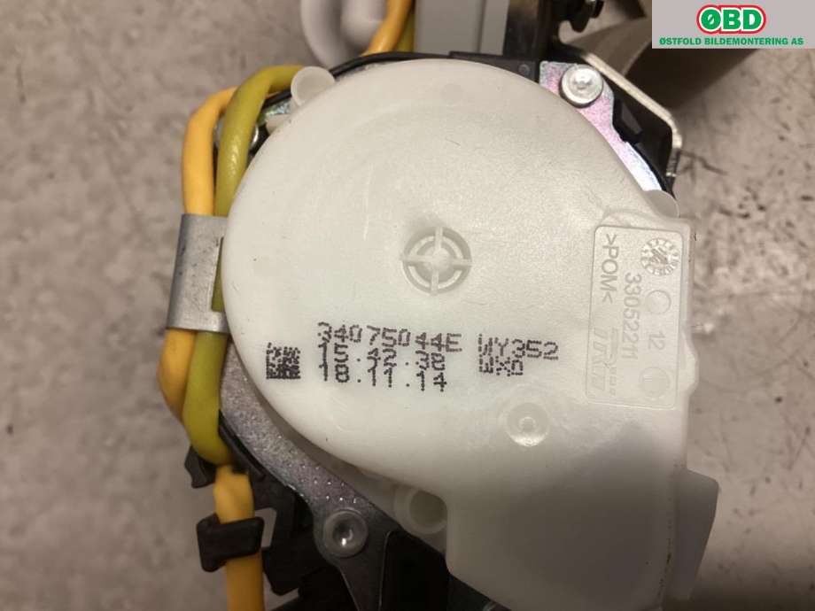 Airbag beltestrammer til Audi A7 2014-2018 (Type I, Fase 2)  (AUDI|4G8 857 706 Q|)