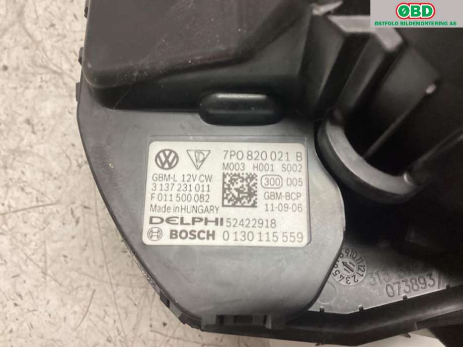 Varmeapparat motor til Porsche Cayenne 2010-2017 (92A) (92A) (PORSCHE|1K1 819 015 E|)