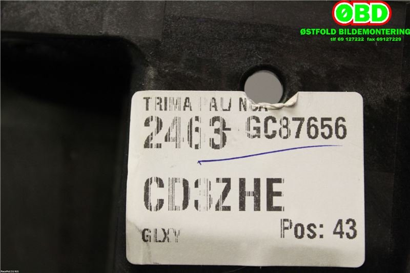 Girstang/girvelger automat til Ford Galaxy 2015-2022 (Type IV) (FORD GALAXY|2182586||E1GP7K004CD3ZHE)