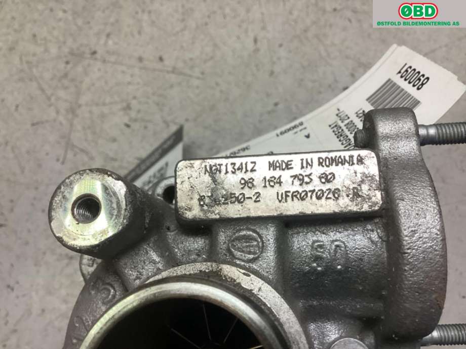 Turbo til Peugeot 3008 2016-->> (Type II)  (PEUGEOT|98 127 238 80|16 378 345 80|)
