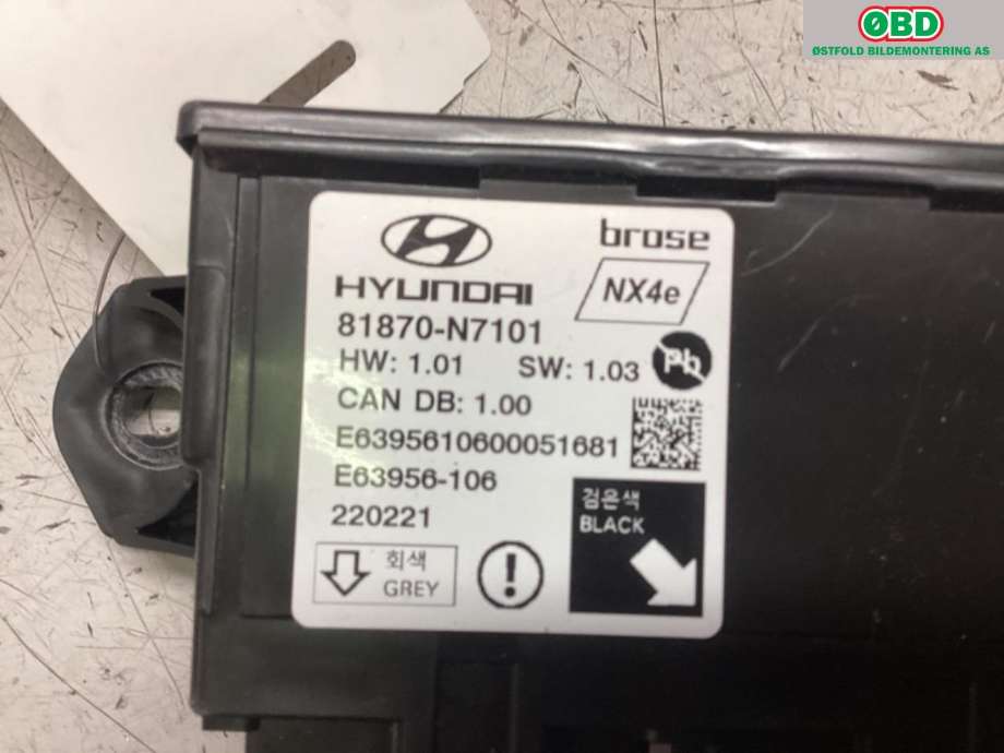 Styreenhet elektrisk bakluke til Hyundai Tucson 2021-->> (HYUNDAI|)