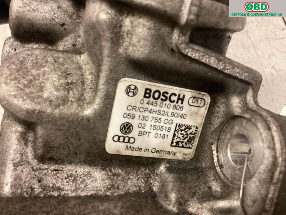 Dieselpumpe til Audi A6, Allroad 2012-2014 (Type III, Fase 1) (C7) (C7) (059130755CG|)