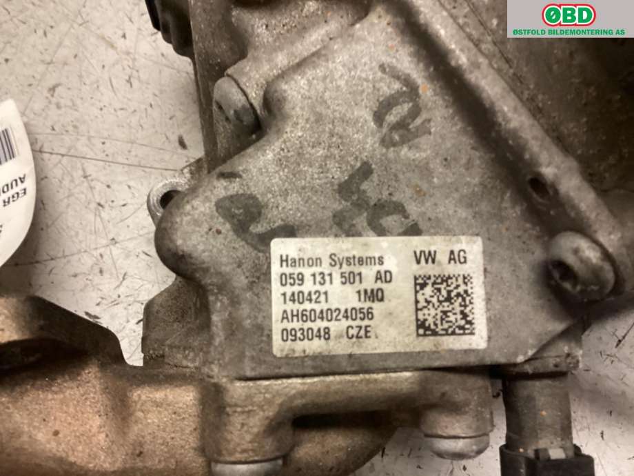 EGR-ventil til Audi A6, Allroad 2012-2014 (Type III, Fase 1) (C7) (C7) (|059131511AJ)