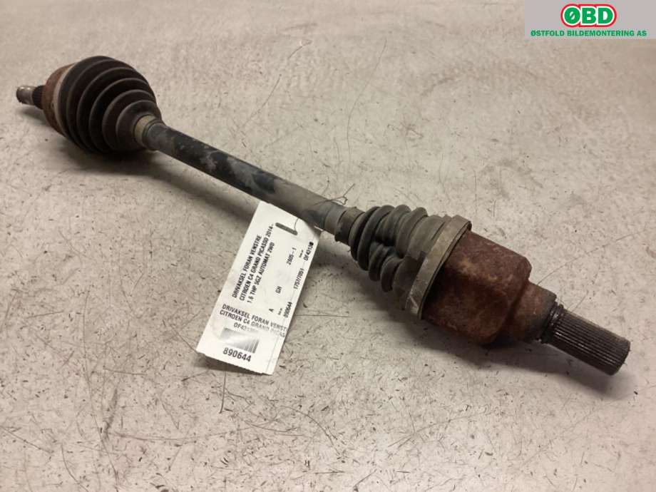 Drivaksel venstre foran til Citroën C4, Picasso 2013-2018 (Type II) (CITROEN|98 087 714 80|16 133 066 80|)