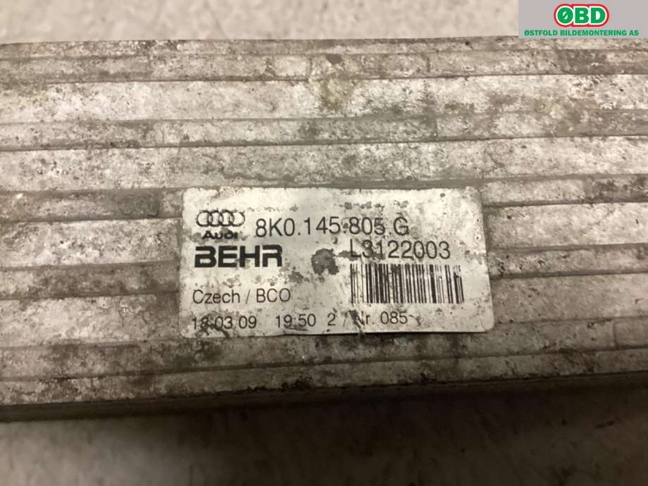 Intercooler til Audi Q5 2008-2012 (Type I, Fase 1)  (AUDI|8K0 145 805 G|8K0 145 805 P|)