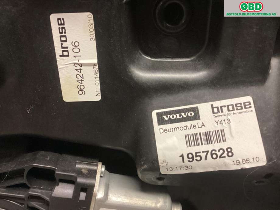 Ruteheis venstre bak til Volvo XC60 2008-2013 (Type I, Fase 1)  (VOLVO|30791019|)