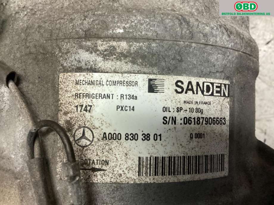 Aircondition kompressor til Mercedes Vito 2014-->> (W447) (W447) (MERCEDES|A 000 830 39 02|)