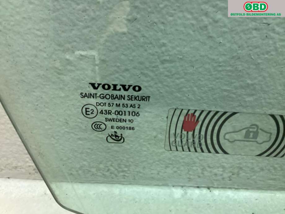 Siderute høyre foran til Volvo XC60 2008-2013 (Type I, Fase 1)  (VOLVO|31386795|)