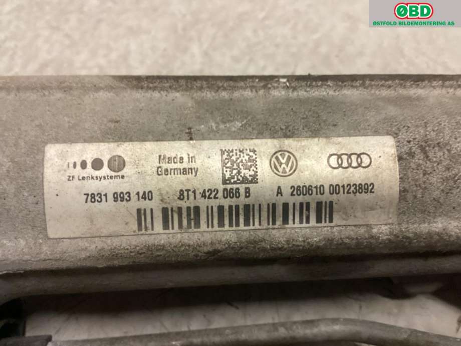 Tannstang til Audi A4 2007-2014 (Type IV) (B8) (B8) (AUDI|8T1 422 066 B|)