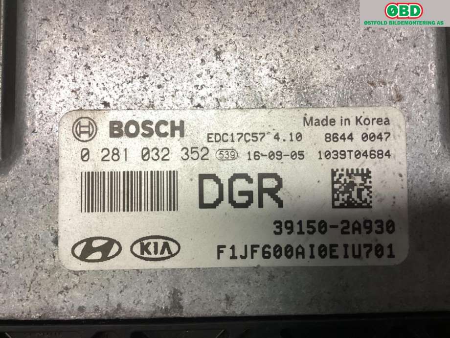 Styreenhet motor til Kia Optima 2017-2020 (KIA|391502A930|)