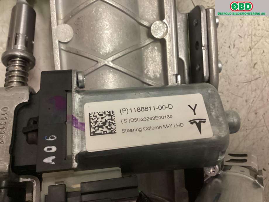 Rattaksel elektrisk servo til Tesla Model Y 2021-2024 (Type I)  (TESLA|1188811-00-D|)