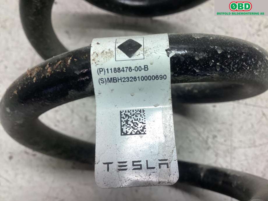 Fjær bak spiralfjær til Tesla Model Y 2021-2024 (Type I)  (TESLA|1188476-00-B|)
