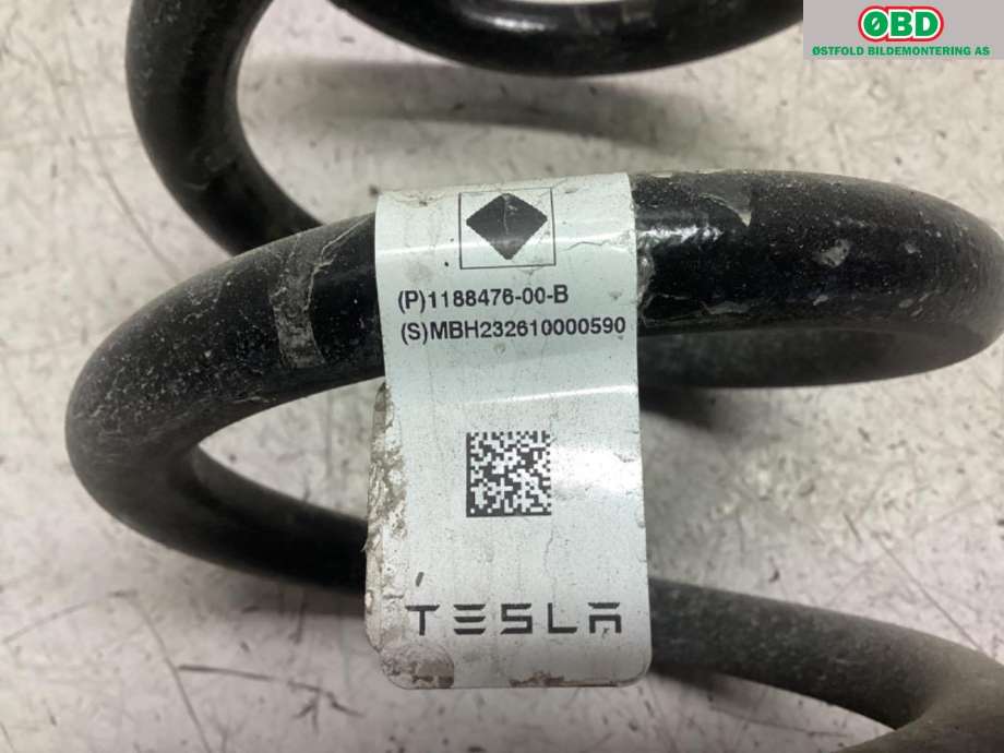 Fjær bak spiralfjær til Tesla Model Y 2021-2024 (Type I)  (TESLA|1188476-00-B|)