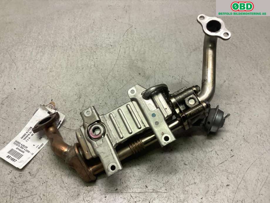 EGR-kjøler til Toyota RAV4 2009-2013 (Type III, Fase 2)  (TOYOTA|256010R020|)
