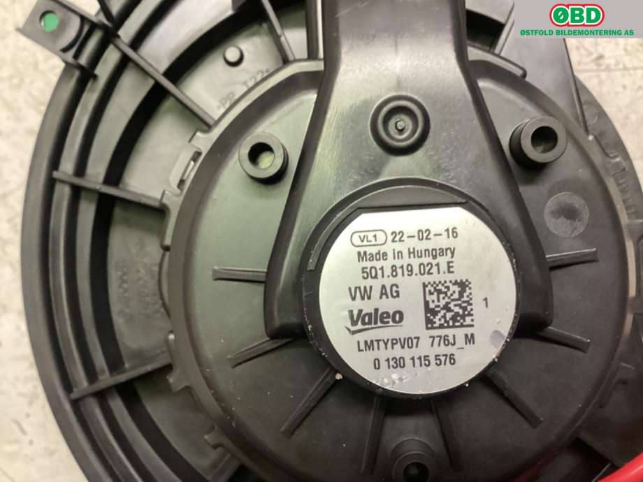 Varmeapparat motor til VW Caddy 2020-->> (Type IV)  (VOLKSWAGEN|5WB 819 015 A|)