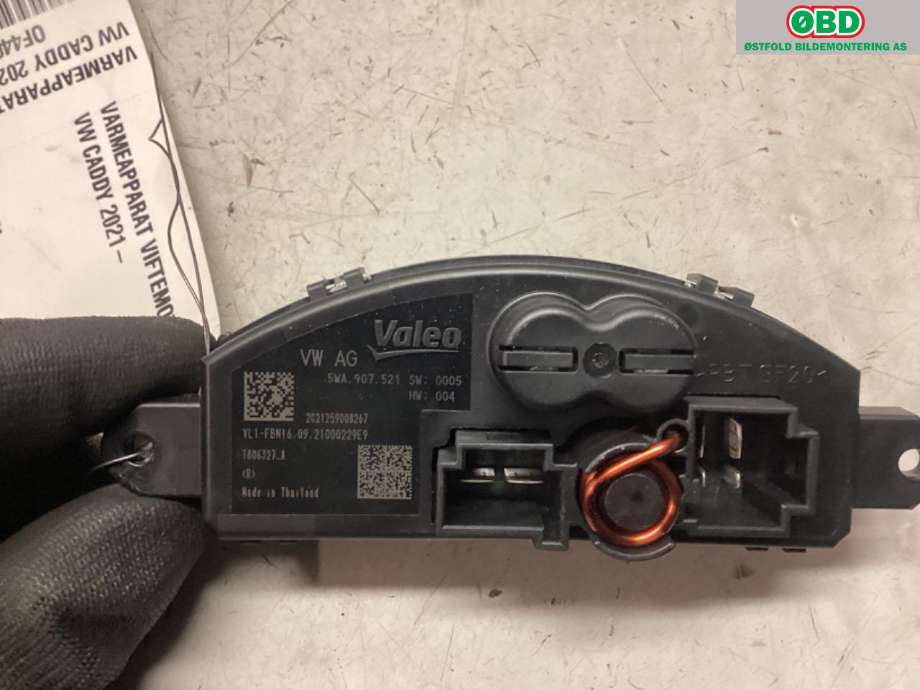Varmeapparat motstand til VW Caddy 2020-->> (Type IV)  (VOLKSWAGEN|5WA 907 521|)