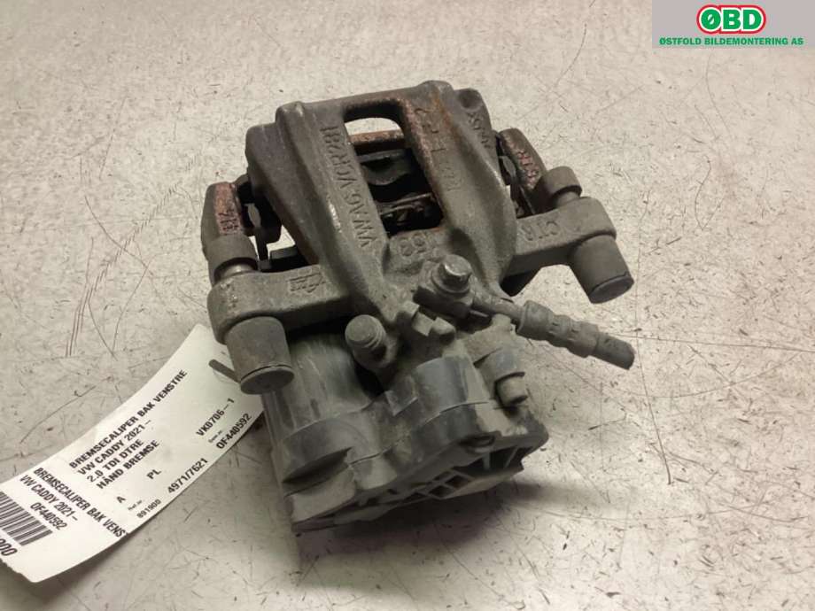 Bremsecaliper venstre bak til VW Caddy 2020-->> (Type IV)  (VOLKSWAGEN|5WA 615 423|)