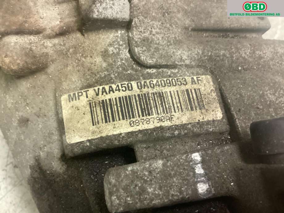 Girkasse 4WD fordelingskasse til VW Tiguan 2011-2016 (Type I, Fase 2)  (VOLKSWAGEN|0A6 409 053 AH|)
