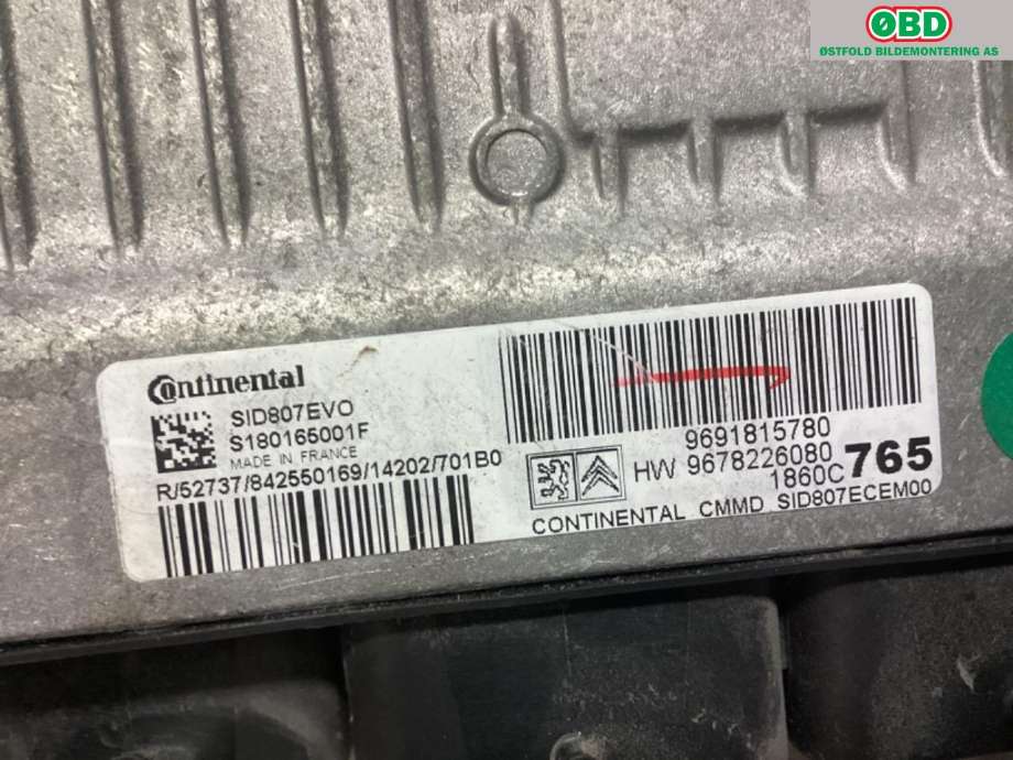 Styreenhet motor til Citroën C4, Aircross 2012-2017  (CITROEN|96 918 157 80|)