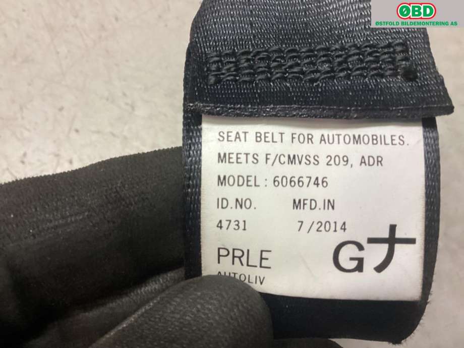 Airbag beltestrammer til Citroën C4, Aircross 2012-2017 (CITROEN|16 098 208 80|)