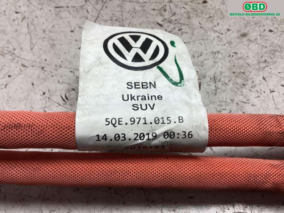 Kabel høy volt (HV) hybrid til VW e-Golf 2017-2020 (Fase 2)  (VOLKSWAGEN|5QE 971 015 B|)