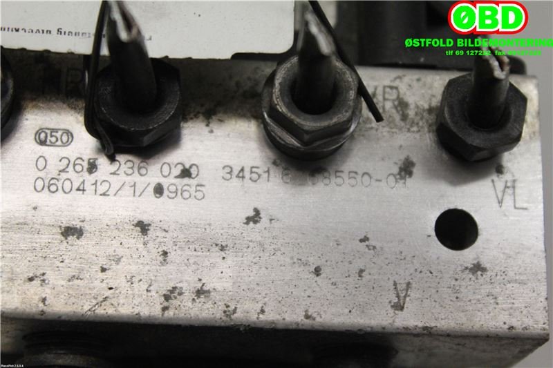 ABS sentral til BMW 5-Serie 2003-2010 (E60/E61) (E60/E61) (BMW|34 51 6 791 108|0265236020|)