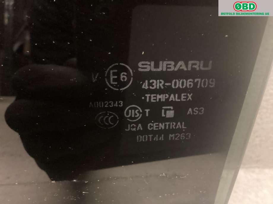 Siderute venstre bak til Subaru Outback 2015-2020 (Type V)  (SUBARU|62011AL131|)
