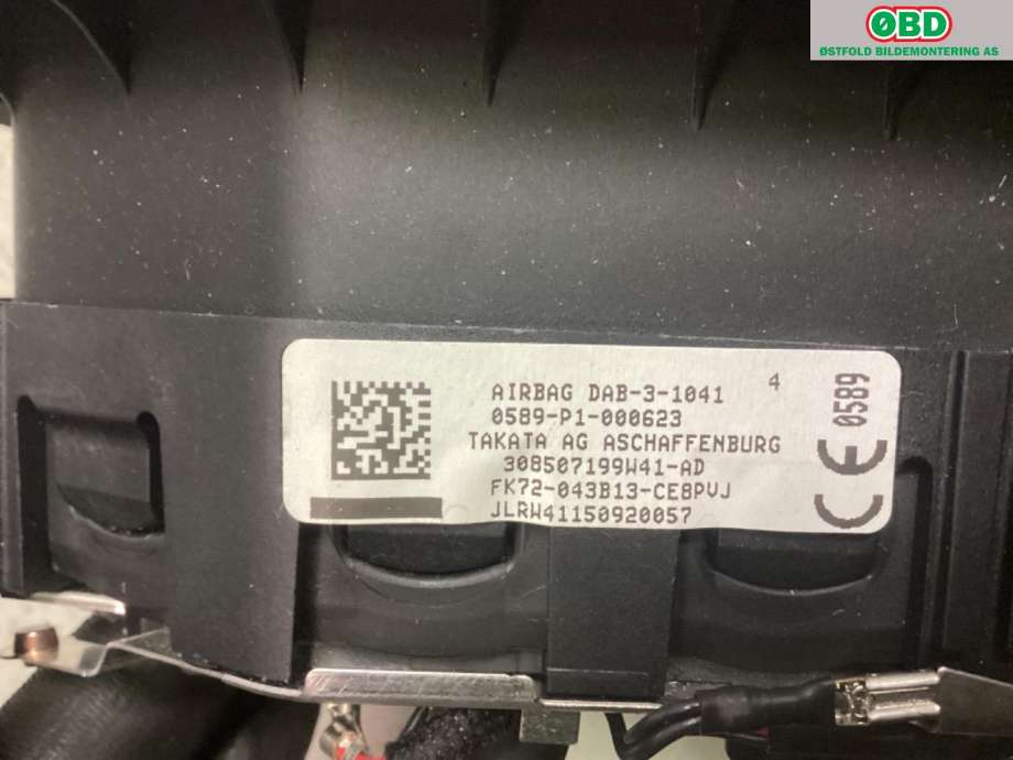Airbag rattpute til Land Rover Discovery Sport 2015-2019 (Fase 1) (LAND-ROVER|LR071375||FK72043B13CE8PVJ)