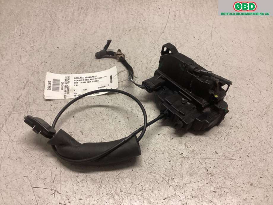 Låsekasse høyre til Renault Megane 2009-2016 Type III (RENAULT|805020003R|)
