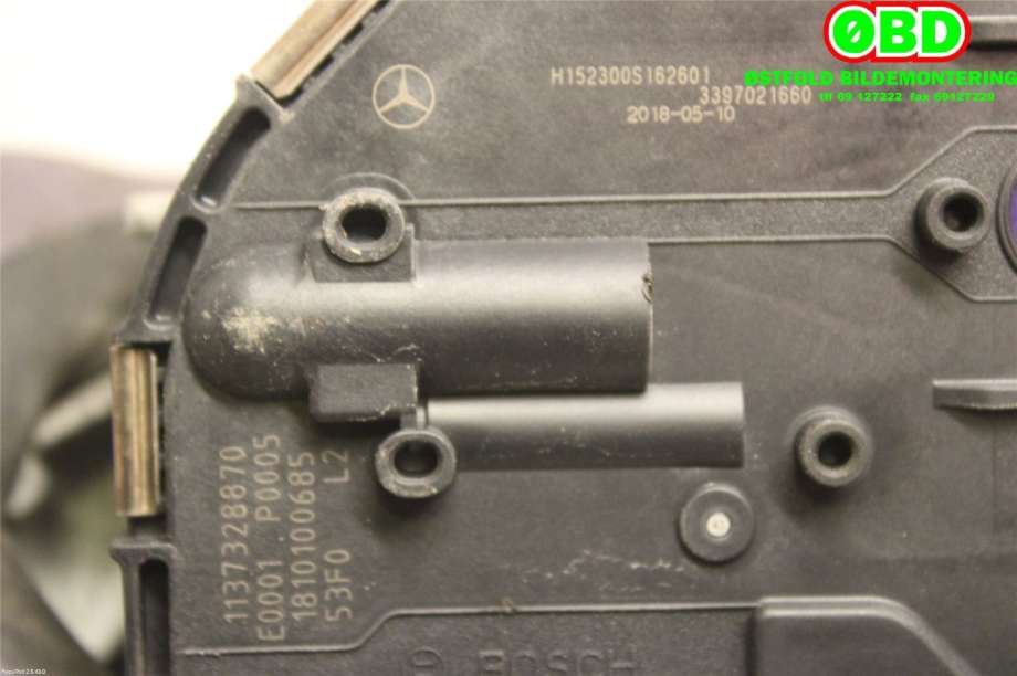 Viskermotor frontrute til Mercedes GLC 2015-2022 (X253) (X253) (MERCEDES|A 253 820 00 40|A 253 820 55 00|)