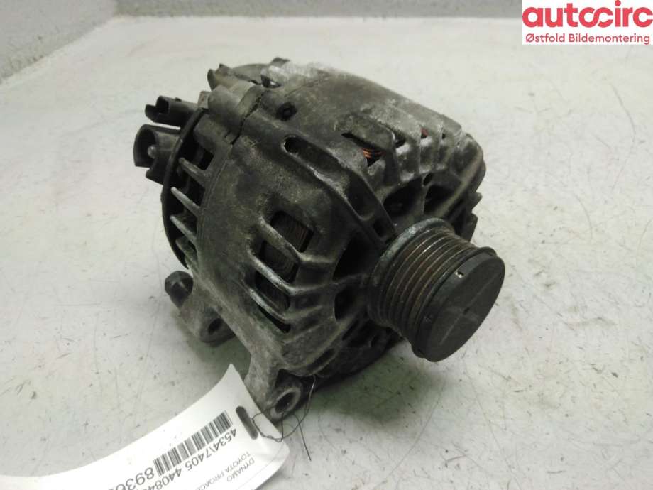 Dynamo til Toyota Proace 2013-2016 (Type I)