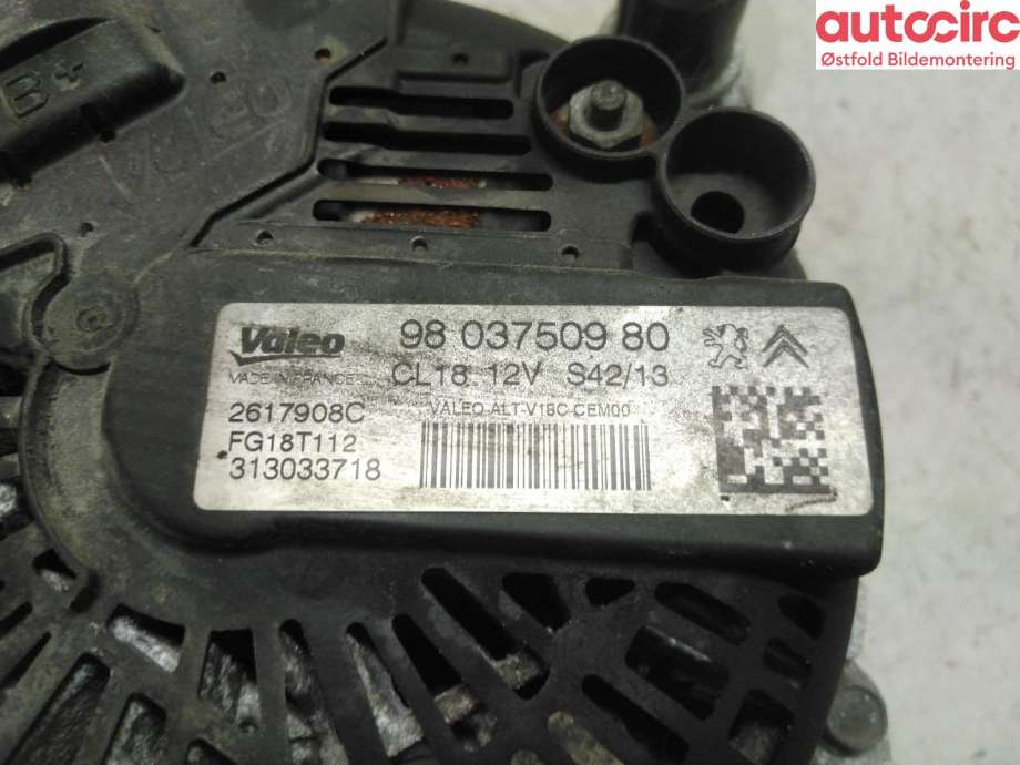 Dynamo til Toyota Proace 2013-2016 (Type I)