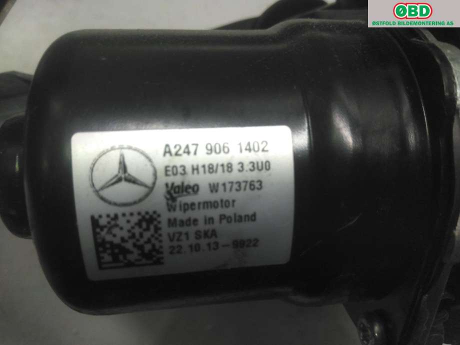 Viskeroverføring til Mercedes EQB 2022-->>  (MERCEDES|A 247 820 11 01|)