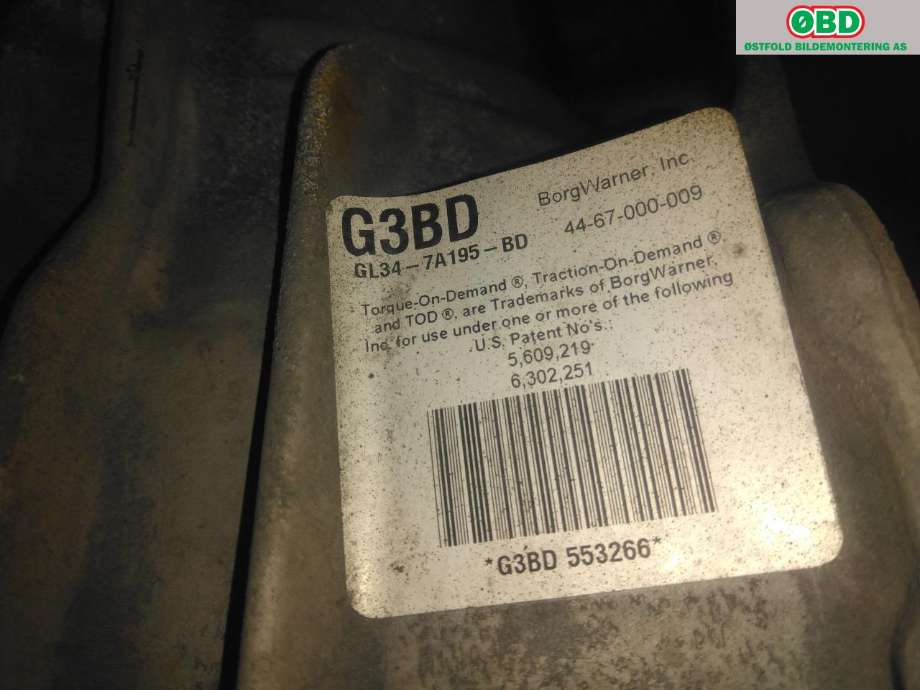 Girkasse 4WD fordelingskasse til Ford F-150 Raptor 2010-2016 (P415) (P415) (FORD (US)|GL3Z7A195E|)