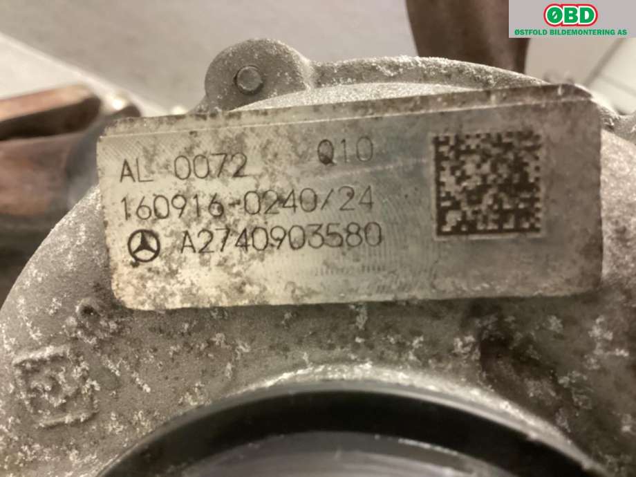 Turbo til Mercedes C-Klasse 2014-2018 (Fase 1) (W205) (W205) (MERCEDES|A 274 090 35 80|A 274 090 33 00|)