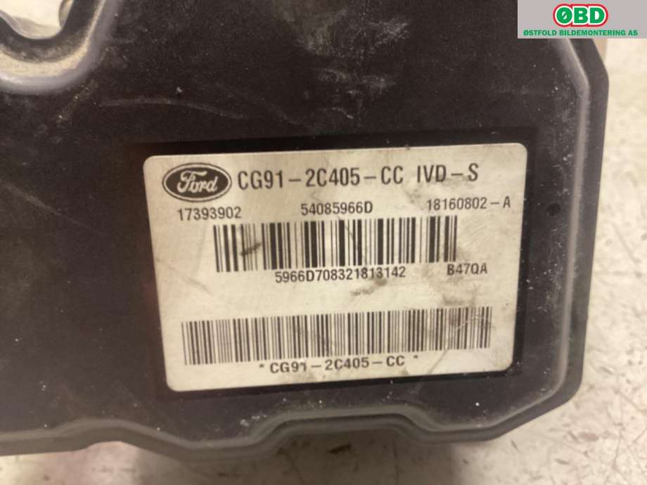 ABS sentral til Ford Mondeo 2007-2010 (Type IV, Fase 1)  (|CG912C405CC)