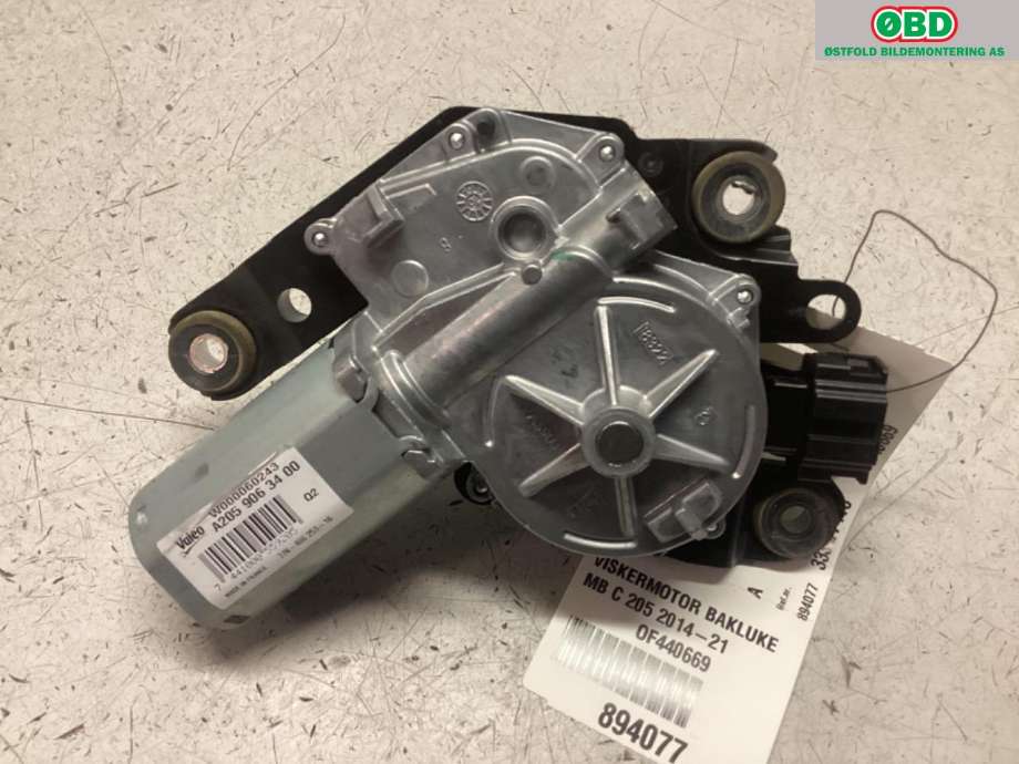 Viskermotor bakrute til Mercedes C-Klasse 2014-2018 (Fase 1) (W205) (W205) (MERCEDES|A 205 906 34 00|)