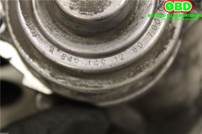 EGR-ventil til Mercedes B-Klasse 2005-2008 (Fase 1) (W245) (W245) (MERCEDES|A 640 140 12 60|A 640 140 16 60|6401401260)