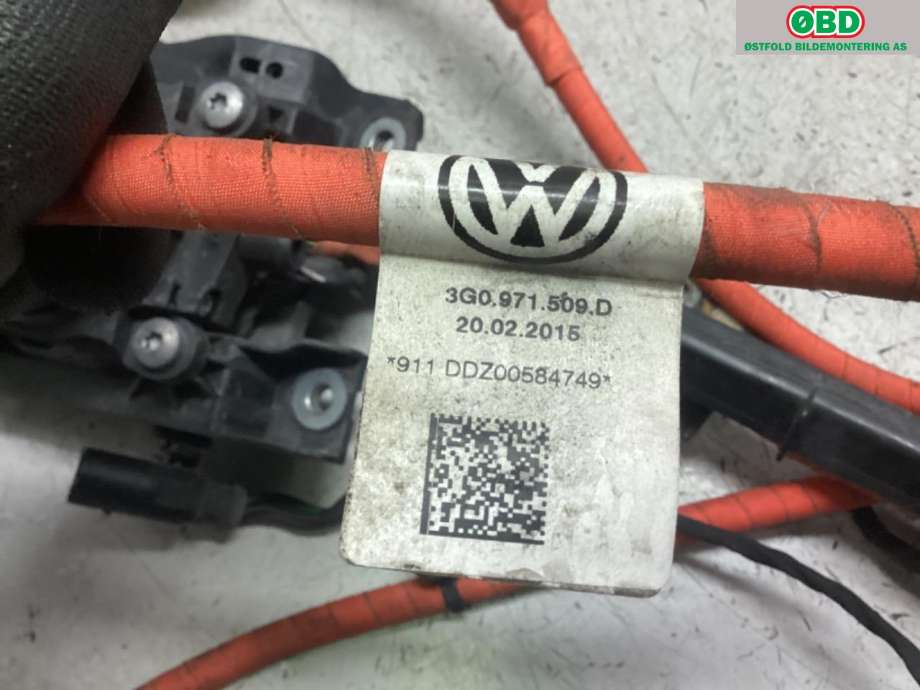 Kabel høy volt (HV) hybrid til VW Passat 2015-2019 (Fase 1) (B8) (B8) (VOLKSWAGEN|3G0 971 509 H|)