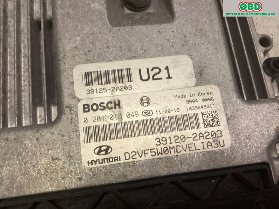 Styreenhet motor til Hyundai i40 2012-2017  (HYUNDAI|391202A203|)