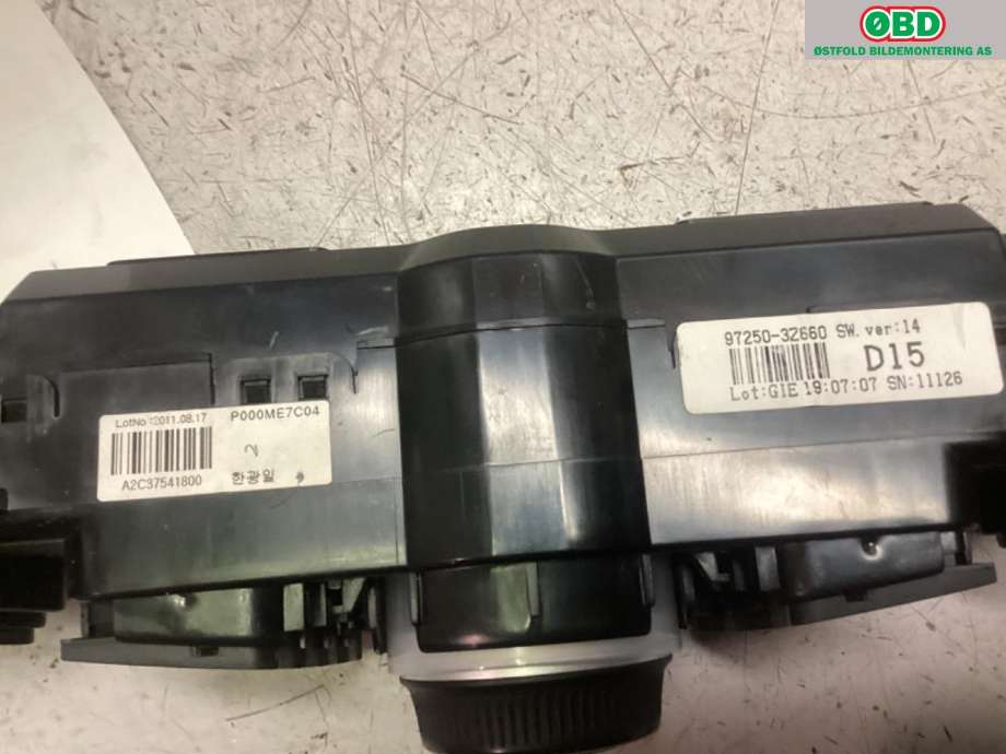 Varmeapparat betjening til Hyundai i40 2012-2017  (HYUNDAI|972503Z660PD5|)