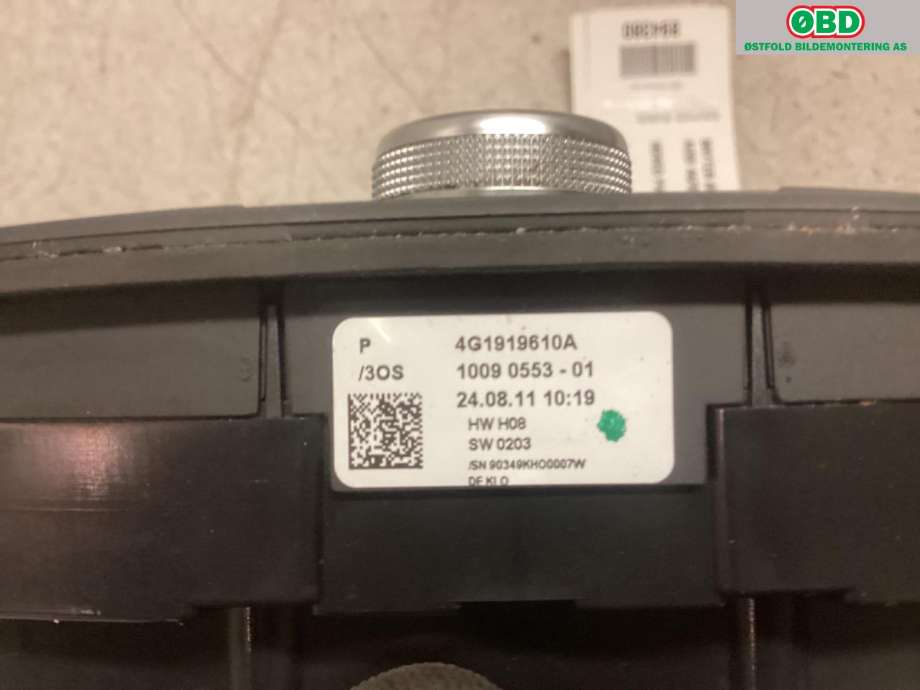Bryter diverse til Audi A6 2011-2014 (Type IV, Fase 1) (C7) (C7) (AUDI|4G1 919 610 C||4G1 919 610 A)