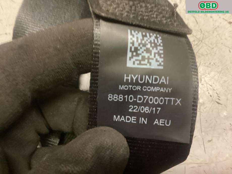 Airbag beltestrammer til Hyundai Tucson 2015-2020  (HYUNDAI|88810D7000TTX|)