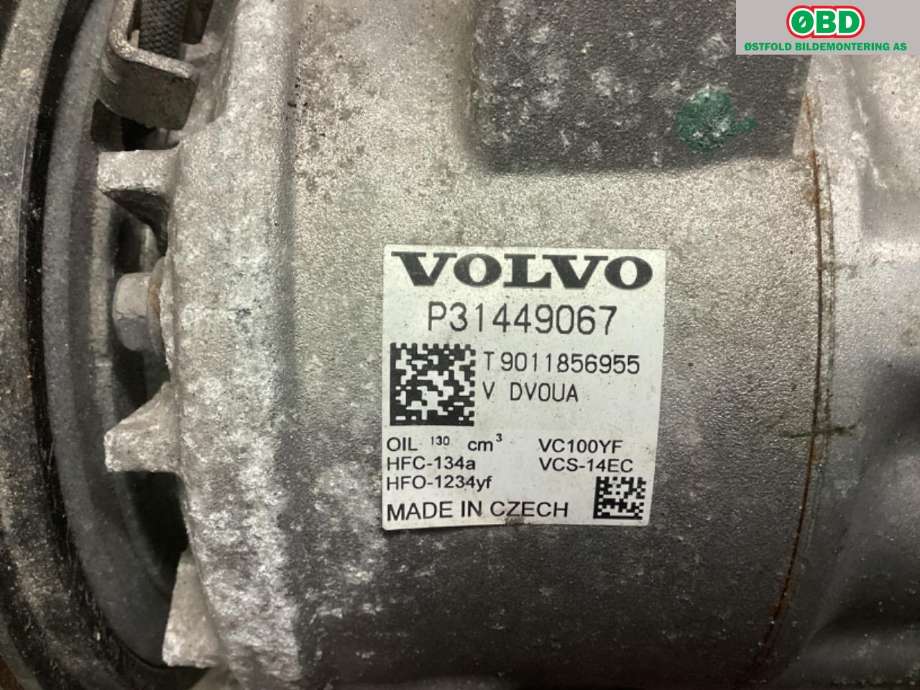 Aircondition kompressor til Volvo V60 / V60 CC 2018-->> (Type II)  (VOLVO|36011415|)
