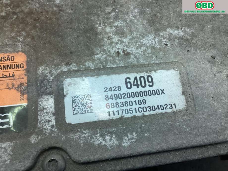 Batterilader (OBC - On Board Charger) til Opel Ampera-e 2017-->> (Type II)  (OPEL|)