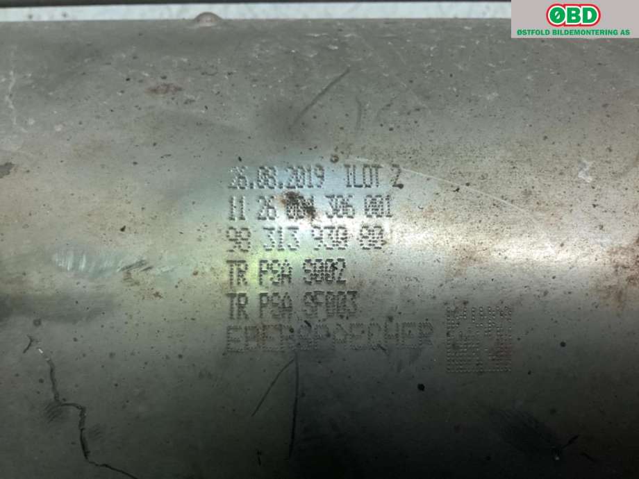 Partikkelfilter til Opel Vivaro C 2020-->>  (OPEL||9831393080)