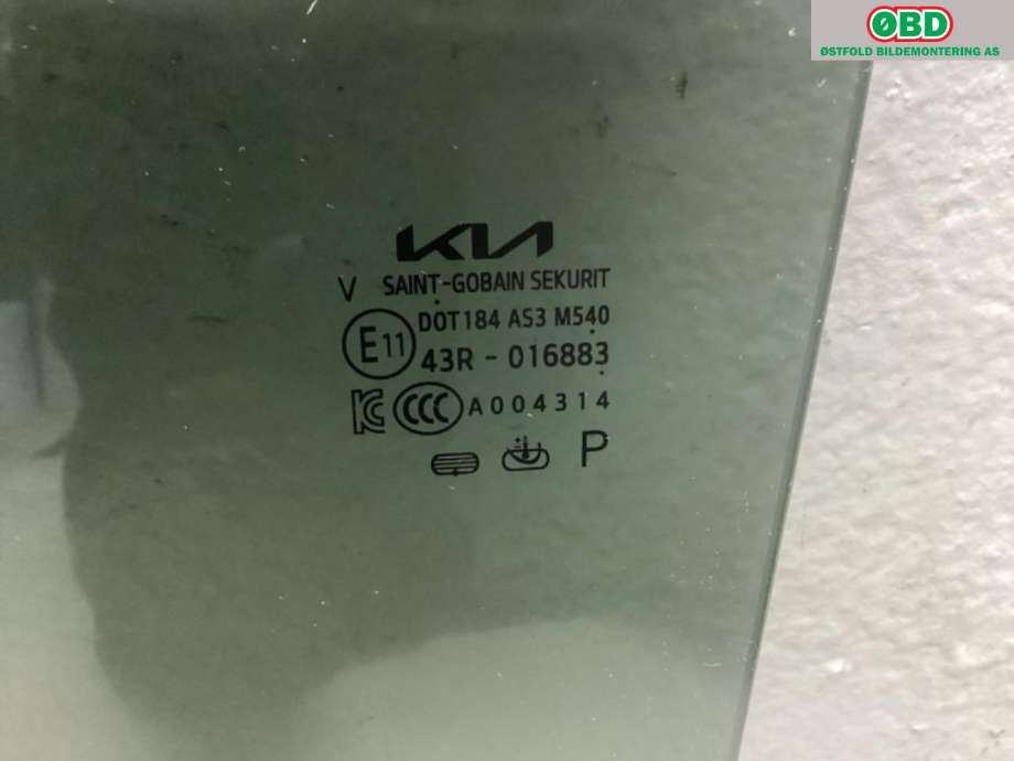 Siderute venstre bak til Kia EV6 2021-->>  (KIA|83410CV020|)