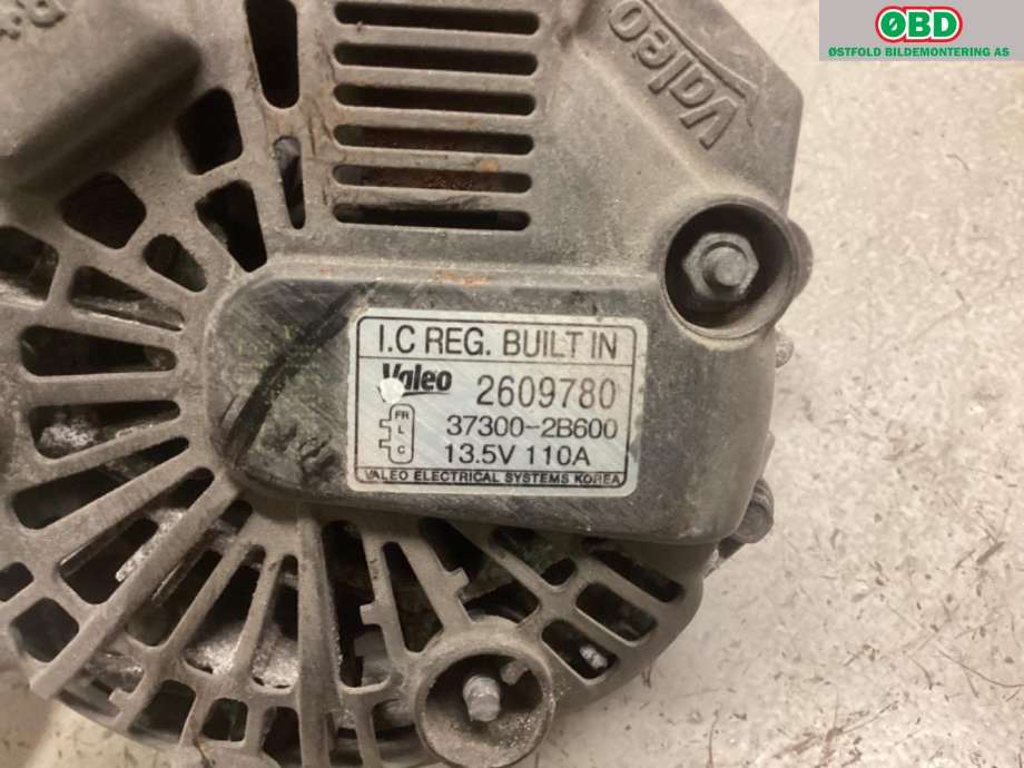 Dynamo til Kia Sportage 2010-2016 (Type III)  (KIA|373002B600|)