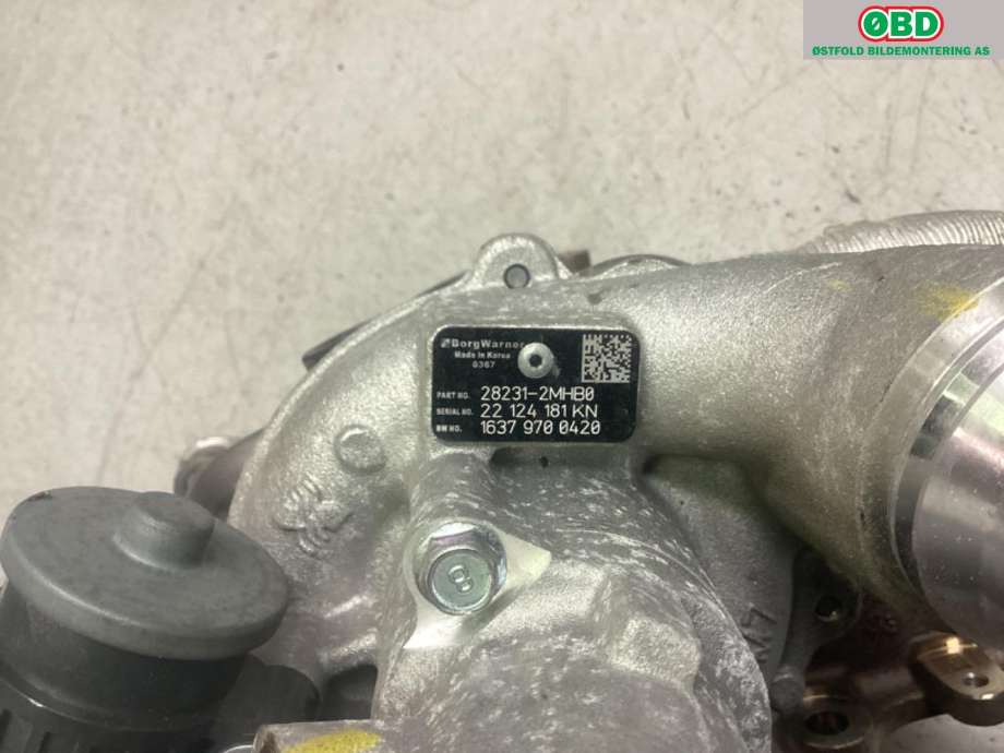 Turbo til Kia Sportage 2021-->> (Type V) (KIA SPORTAGE PLUG-IN HYBRID|282312MHB0|)